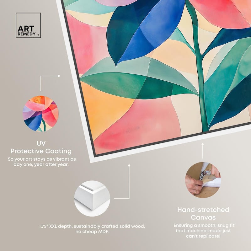 Ail Geofloral II Canvas by Art Remedy