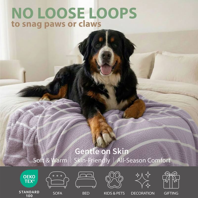 Ultra Soft Cozy Knit Throw Blanket