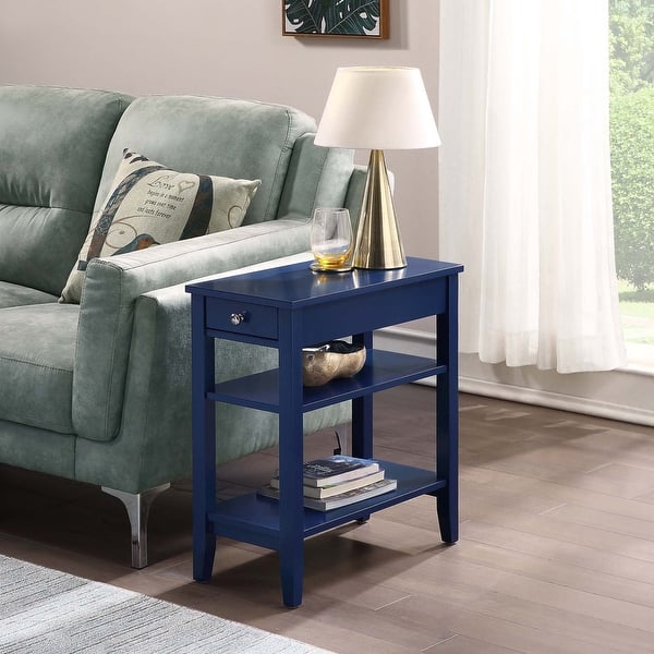 Copper Grove Aubrieta 3 Tier Single Drawer End Table On Sale Overstock 20559152 Bedside tables range from elaborate sets of drawers to small tables only big enough for a lamp and a phone. overstock com online shopping bedding furniture electronics jewelry clothing more