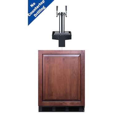 Summit SBC58BLIFFLTWADA 24" Wide 5.8 Cu. Ft. Panel Ready Built-In