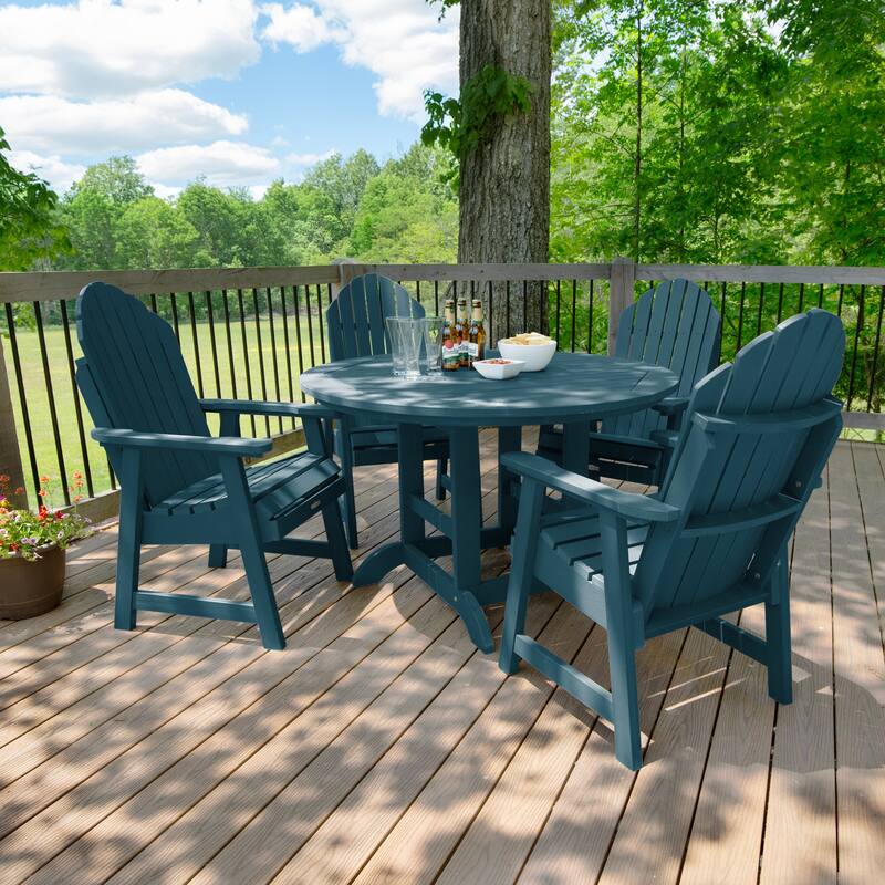 Hamilton 5-piece Outdoor Dining Set - 48" Round Table, Dining-height