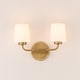 preview thumbnail 3 of 9, Maxim 12692WT Durham 2 Light 10" Tall Wall Sconce