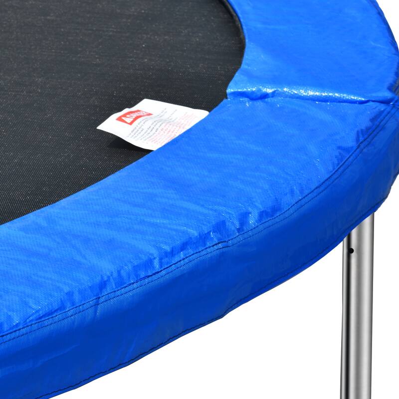 10FT trampoline with basketball hoop and 360-degree safety net