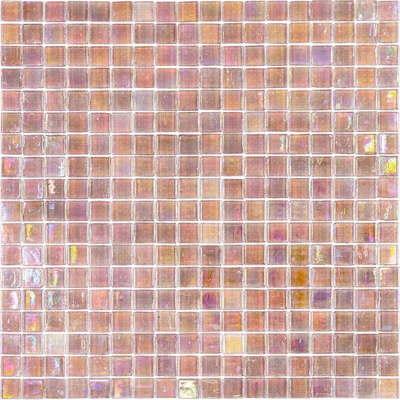 Apollo tile 12" x 12" Skosh Glossy China Pink Glass Tile (18.69 sq ft/case) - 20 Pack