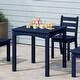 preview thumbnail 54 of 63, Polytrends Garden Party Kids Outdoor 24" Dining Table