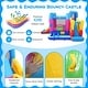 preview thumbnail 8 of 11, Costway Inflatable Bounce House with Slides Jumping Area Ball Pit