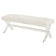 preview thumbnail 6 of 10, SAFAVIEH Couture Tourmaline Tufted Acrylic Bench - 48 IN W x 18 IN D x 18 IN H