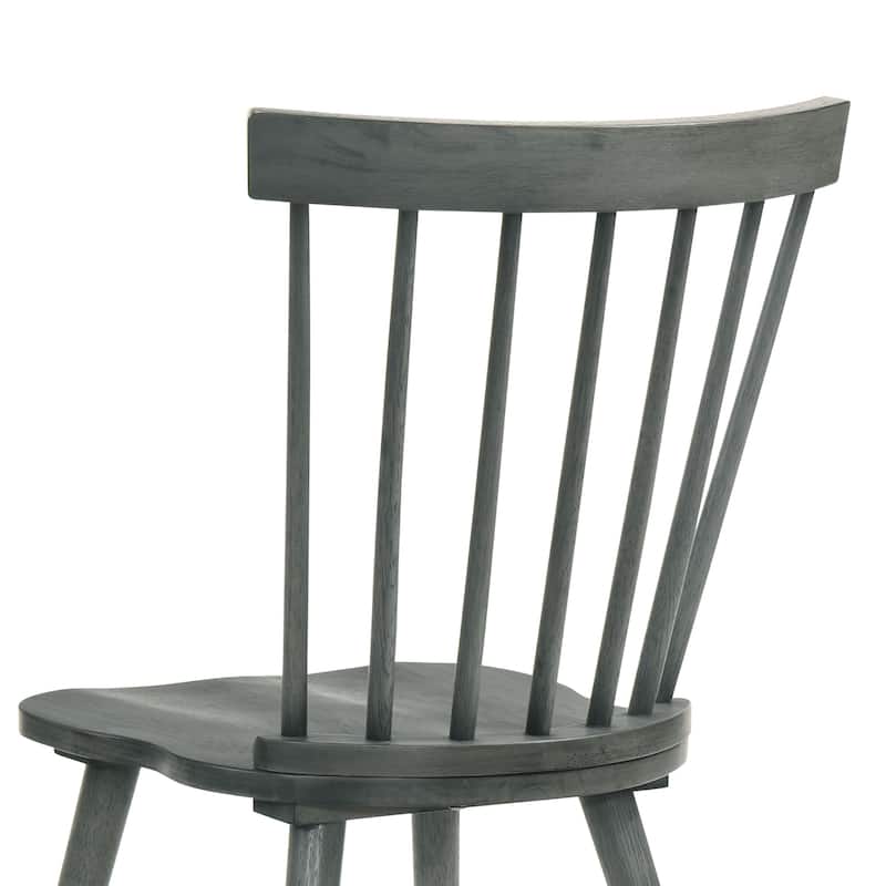 2 Pieces Set Dining Side Chair Rustic Modern Farmhouse Design Retro Design Easy to Assembly