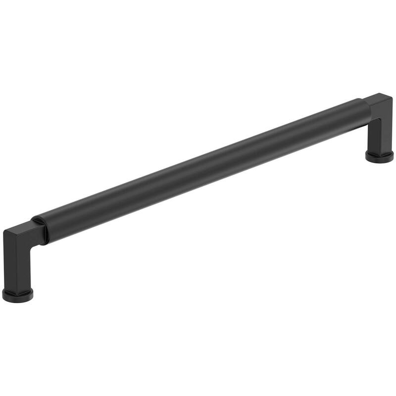 Amerock BP37488 Balon 10-1/16" Center to Center Smooth Handle Cabinet - Matte Black