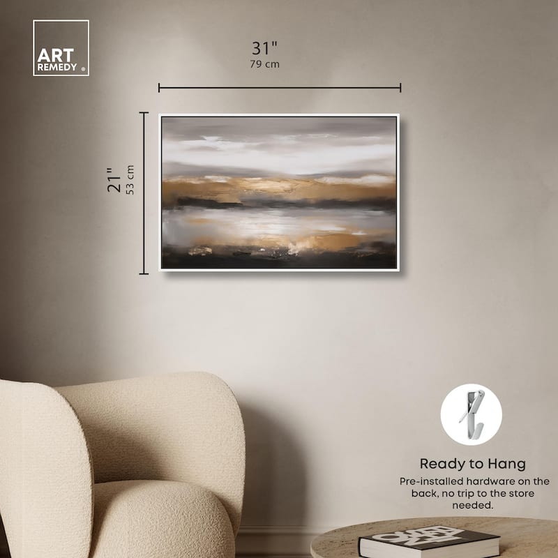 Dust and Gold Canvas by Art Remedy