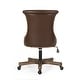 preview thumbnail 44 of 66, Coulee Upholstered Roll Back Swivel Office Chair by Christopher Knight Home - 24.75" L x 27.75" W x 35.50-40.00" H
