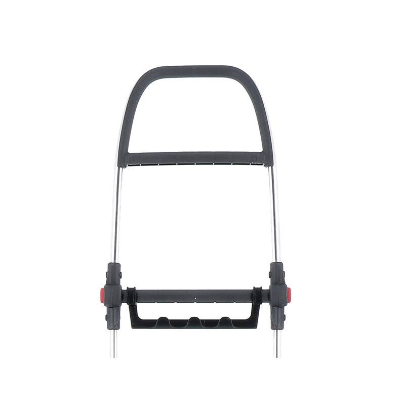 Rolser I-Max Tweed 6 Wheels Stair Climbers Foldable Shopping Trolley - 19.09 in. W x 42.32 in. H x 15.16 in. D