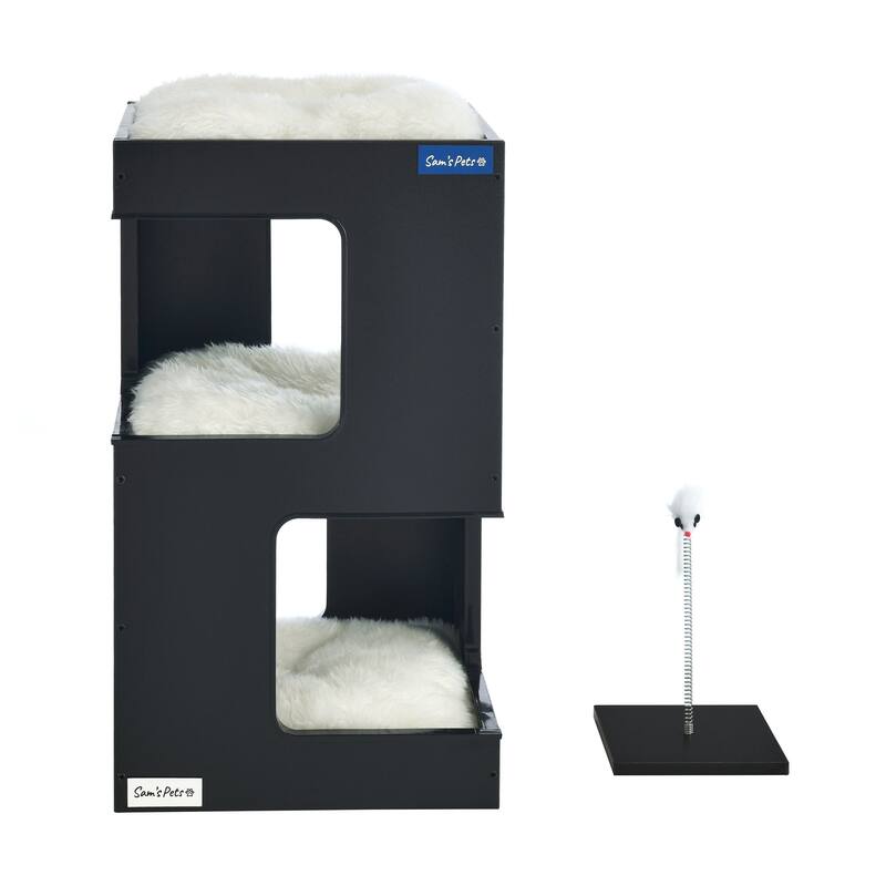 Escher Cat Tree 23.5'' in Black