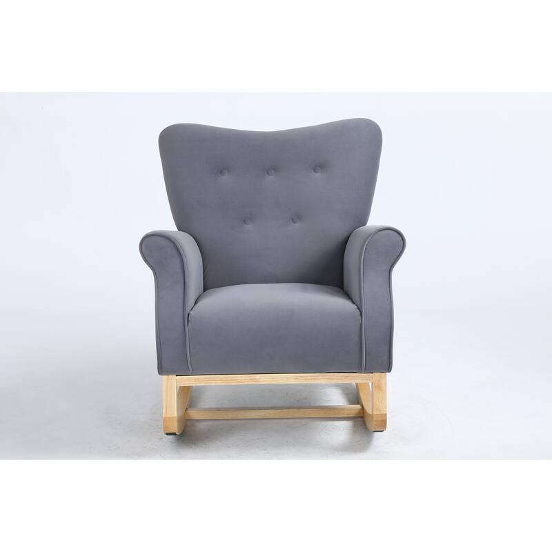 Baby Room High Back Rocking Chair Nursery Chair