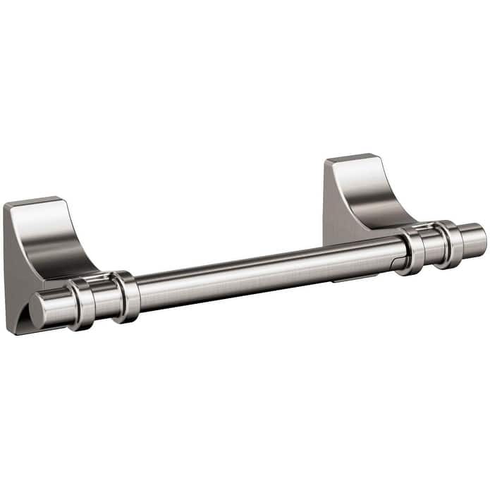 Amerock Davenport Wall Mounted Pivoting Toilet Paper Holder - Brushed Nickel