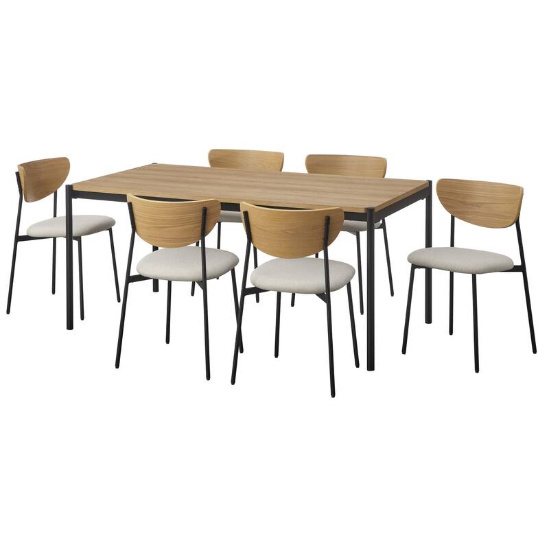 Lifestorey Jari Rectangular Dining Set