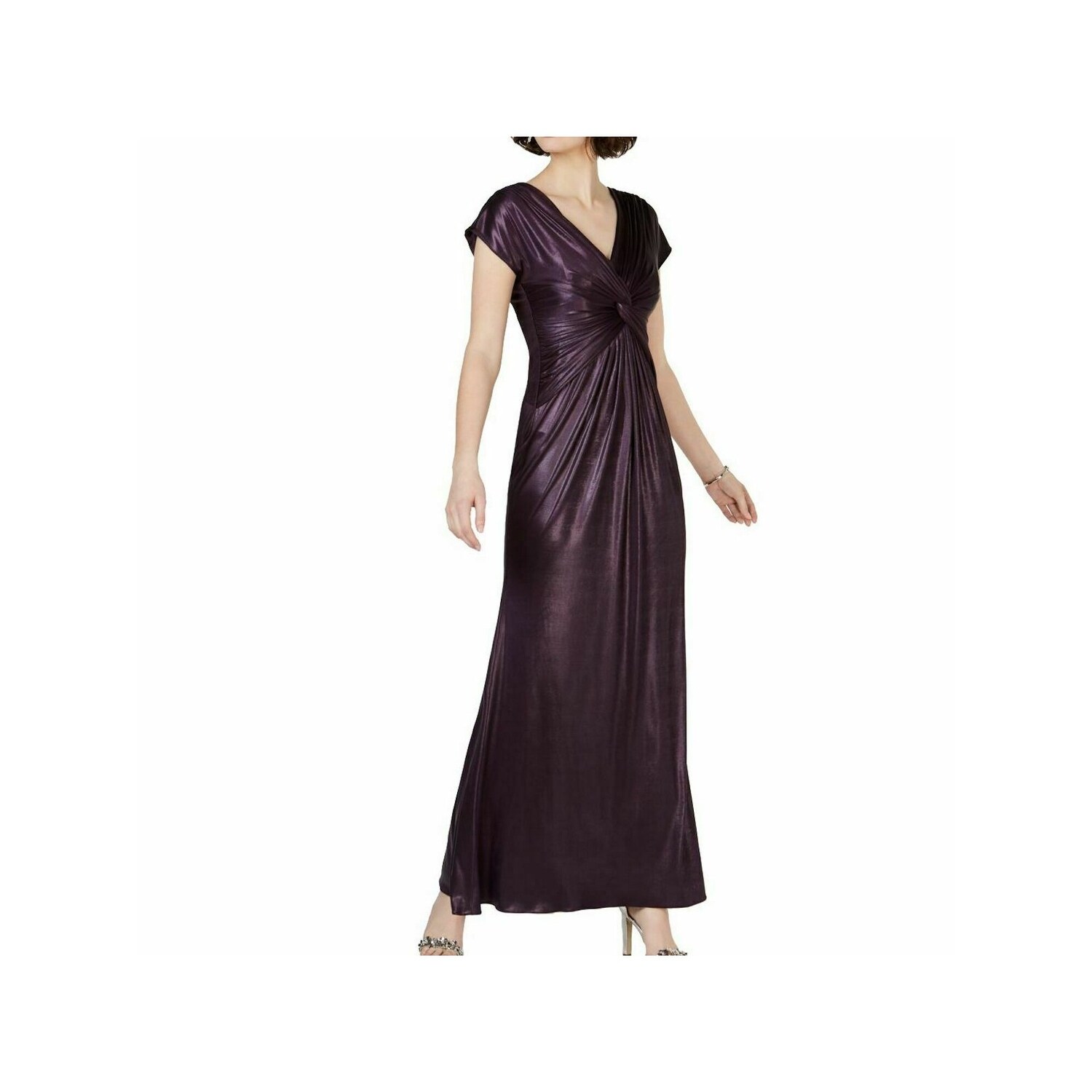 purple dress size 18