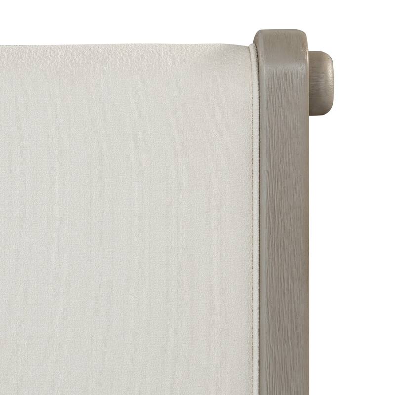 Furniture of America Weegin Modern 4-Piece White Oak Wood Panel Bedroom Set