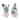 Whimsical Snowman Figurine (Set of 2)