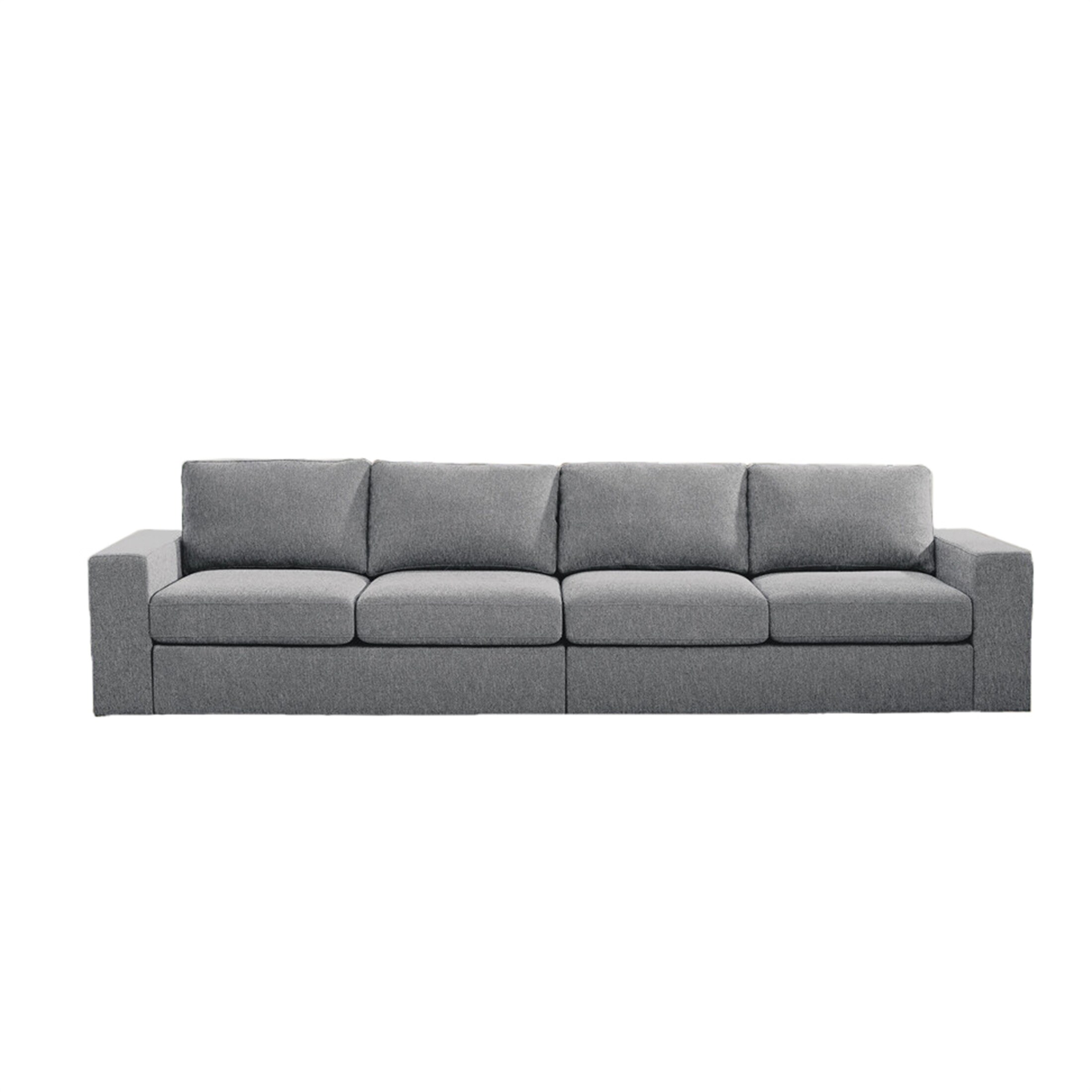 Grey 4 seater clearance sofa