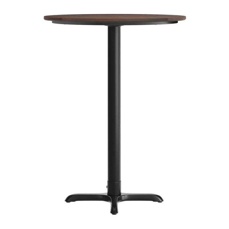 Commercial HPL Tabletop with Bar Height Crisscross Base