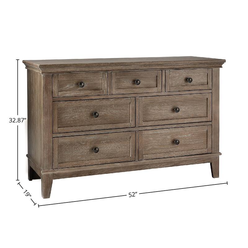 Leland 7-Drawer Dresser, Sandwash