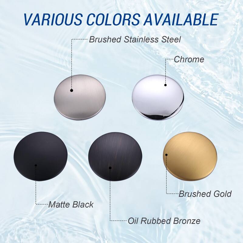 WOWOW 1-3/4 in.Kitchen Sink Hole Cover in Modern