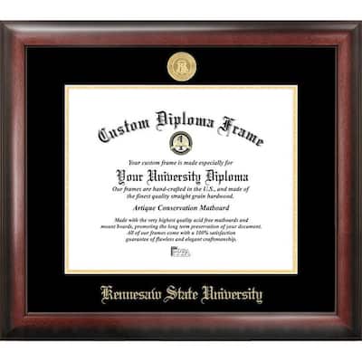 Kennesaw State University 14w x 11h Gold Embossed Diploma Frame