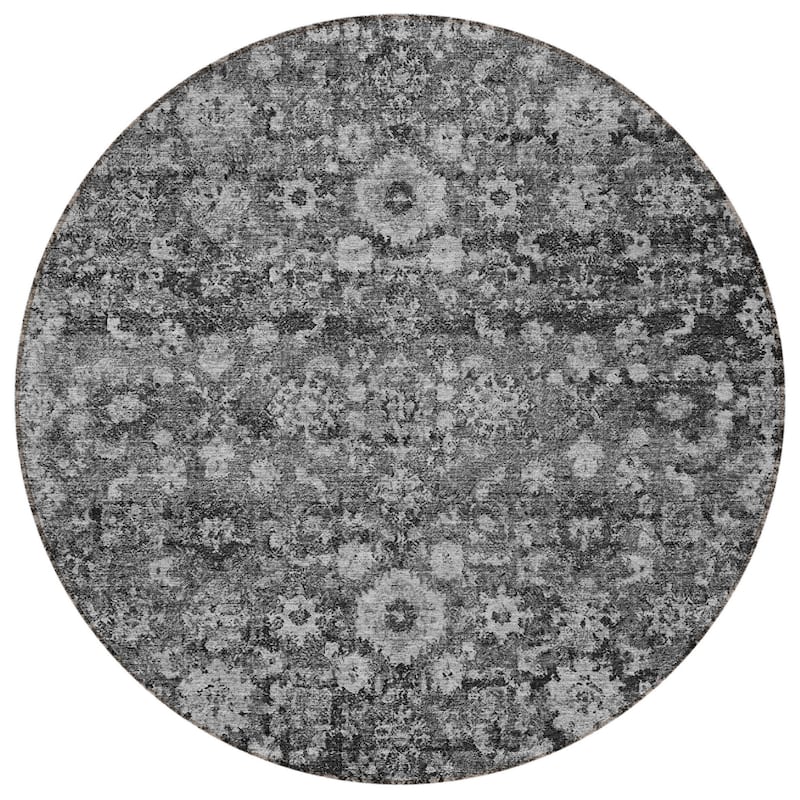 HomeRoots Oriental Traditional Rectangle Outdoor Rug