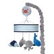 preview thumbnail 1 of 4, Lambs & Ivy Multicolor Ocean Blue Musical Baby Crib Mobile
