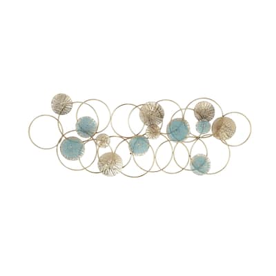 Metal Geometric Wall Decor - Rose Gold - Roche River Decor