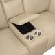 preview thumbnail 4 of 4, Copper Grove Dayton Top Grain Leather Power Reclining Loveseat