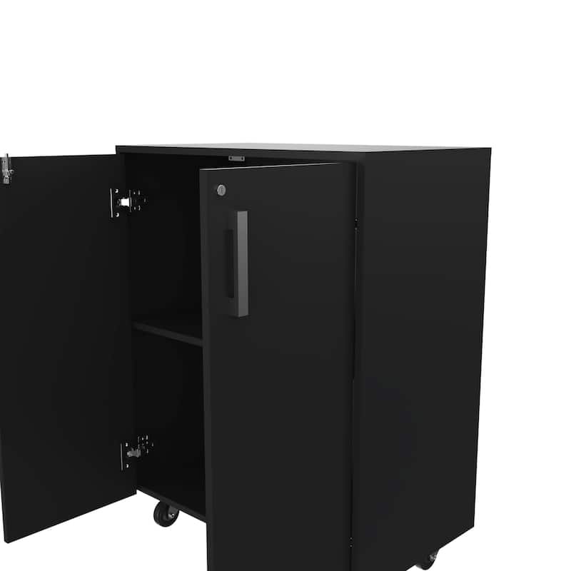 Storage Cabinet, Double Door and Casters