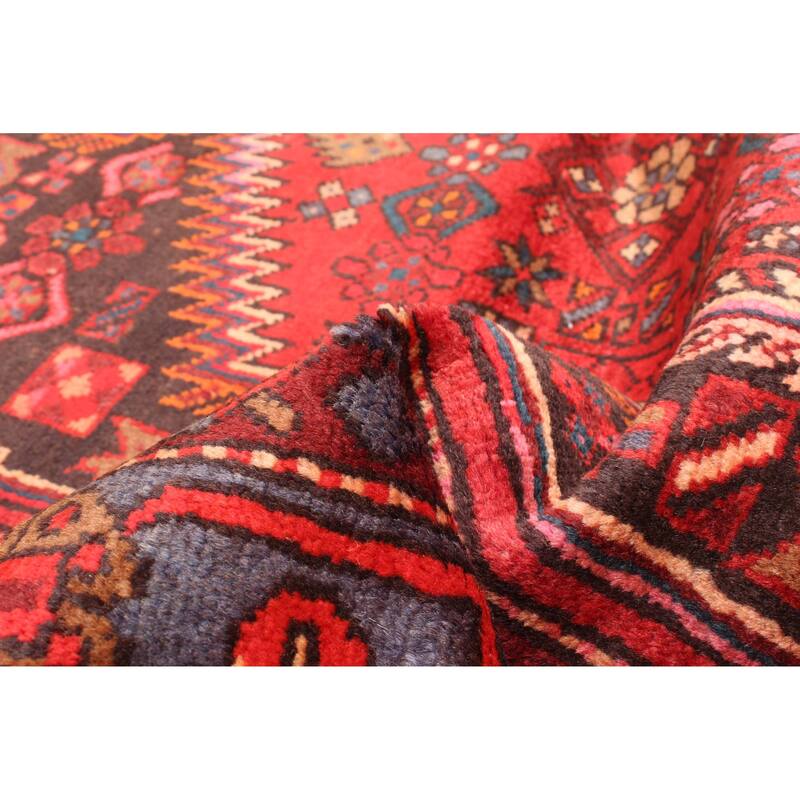 ECARPETGALLERY Hand-knotted Andelz Red Wool Rug - 4'5 x 7'5