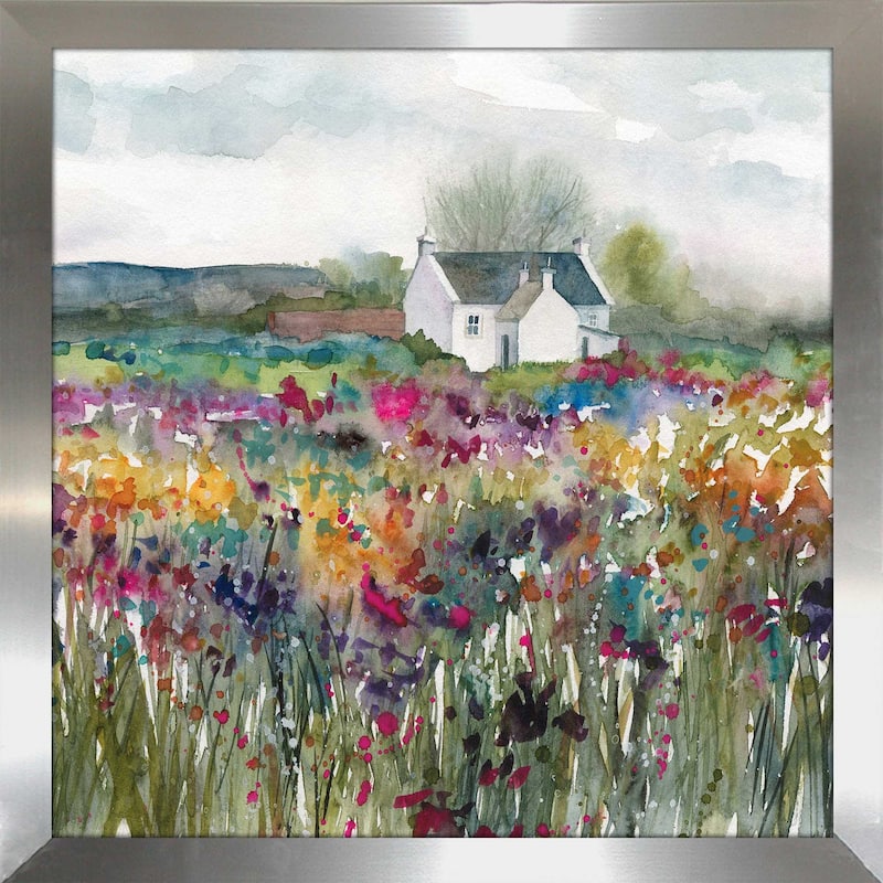 "Wildflower Cottage" by Carol Robinson Print on Acrylic