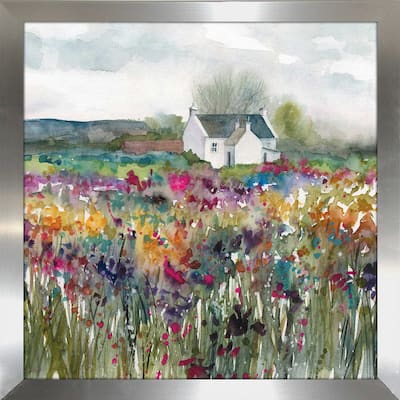 "Wildflower Cottage" by Carol Robinson Print on Acrylic