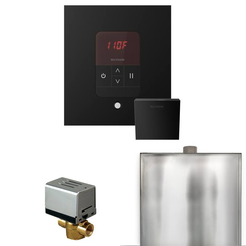 Mr Steam BBS Basic Butler Package Steam Shower Control Package with - Matte Black