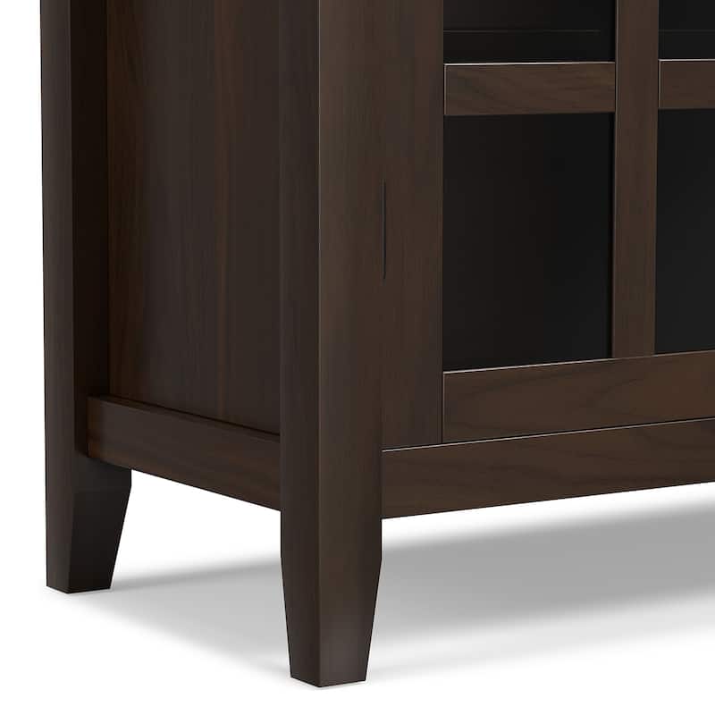 WYNDENHALL Stratford Solid Wood Transitional Medium Storage Cabinet - 38"w x 16.1"d x 40.6" h
