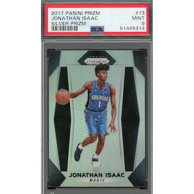 Jonathan Isaac 2017 Panini Prizm Silver Basketball Rookie Card #73 PSA 9 - 8'6" x 11'6"