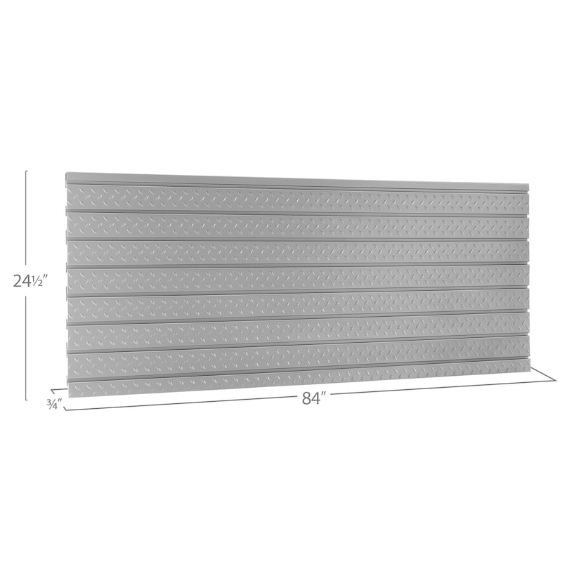 NewAge Products Pro Series / Performance Plus 2.0 DP Silver 84" Backsplash