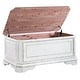 preview thumbnail 7 of 9, Magnolia Manor Antique White Storage Trunk