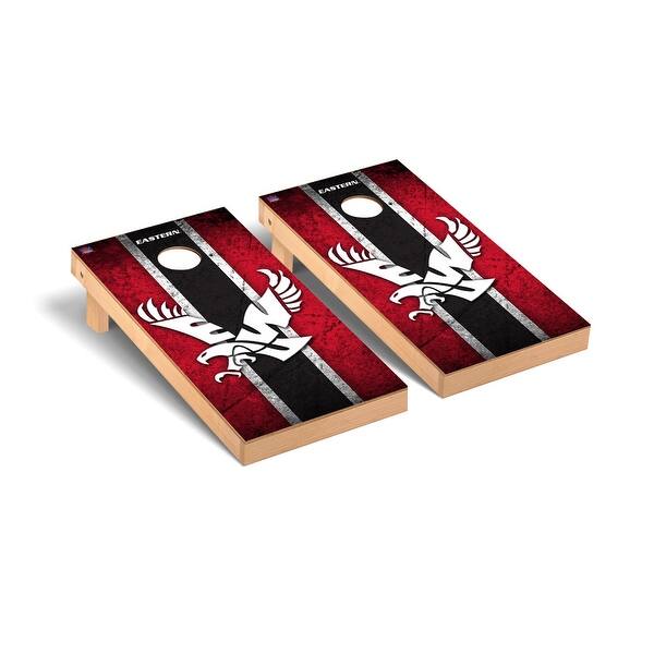 slide 2 of 5, Eastern Washington Eagles Vintage Cornhole Board Set