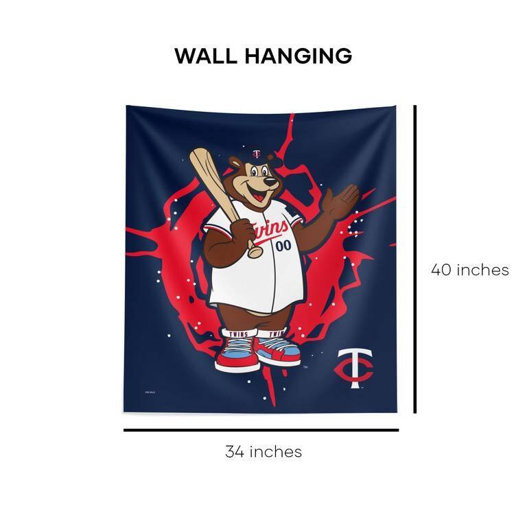 MLB Mascot Printed Wall Hanging