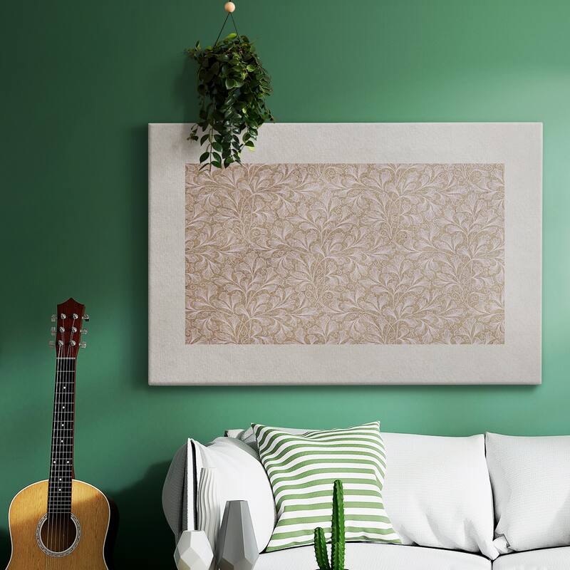 Vintage Abstract Print-VII -Gallery Wrapped Canvas