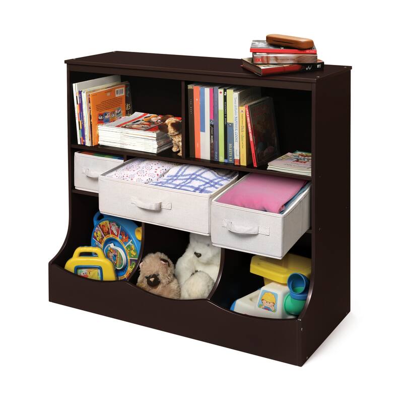 Badger Basket Combo Bin Storage Unit with Three Baskets