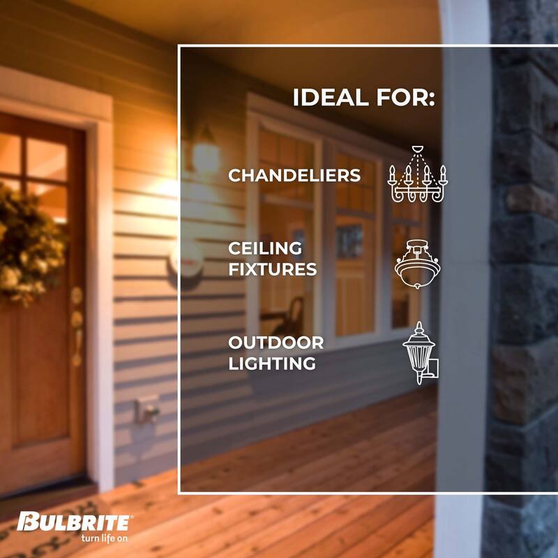 Bulbrite Pack of (4) Dimmable Antique Nostalgic Filament Incandescent Bulb