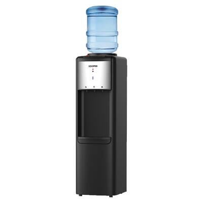 Black Top Load Hot and Cold Water Dispenser Cooler 5 Gallon Bottle with Child Safety Lock