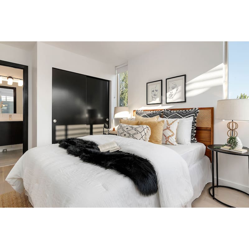 NPD Furniture Caine Rattan Queen Headboard
