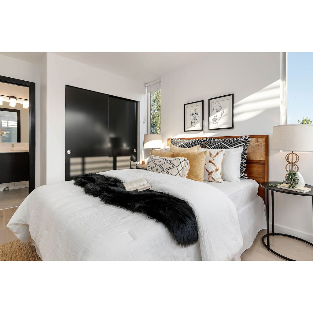 NPD Furniture Caine Rattan Queen Headboard