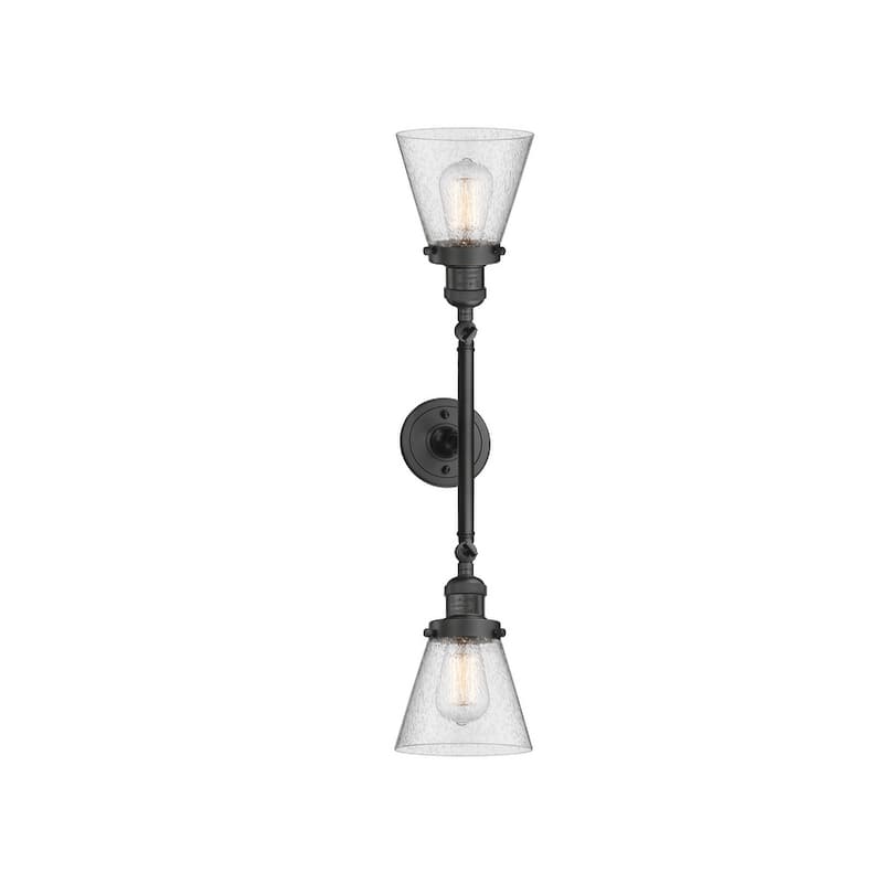 Innovations Lighting Small Cone 2 Light 23" Wide Bathroom Vanity Light